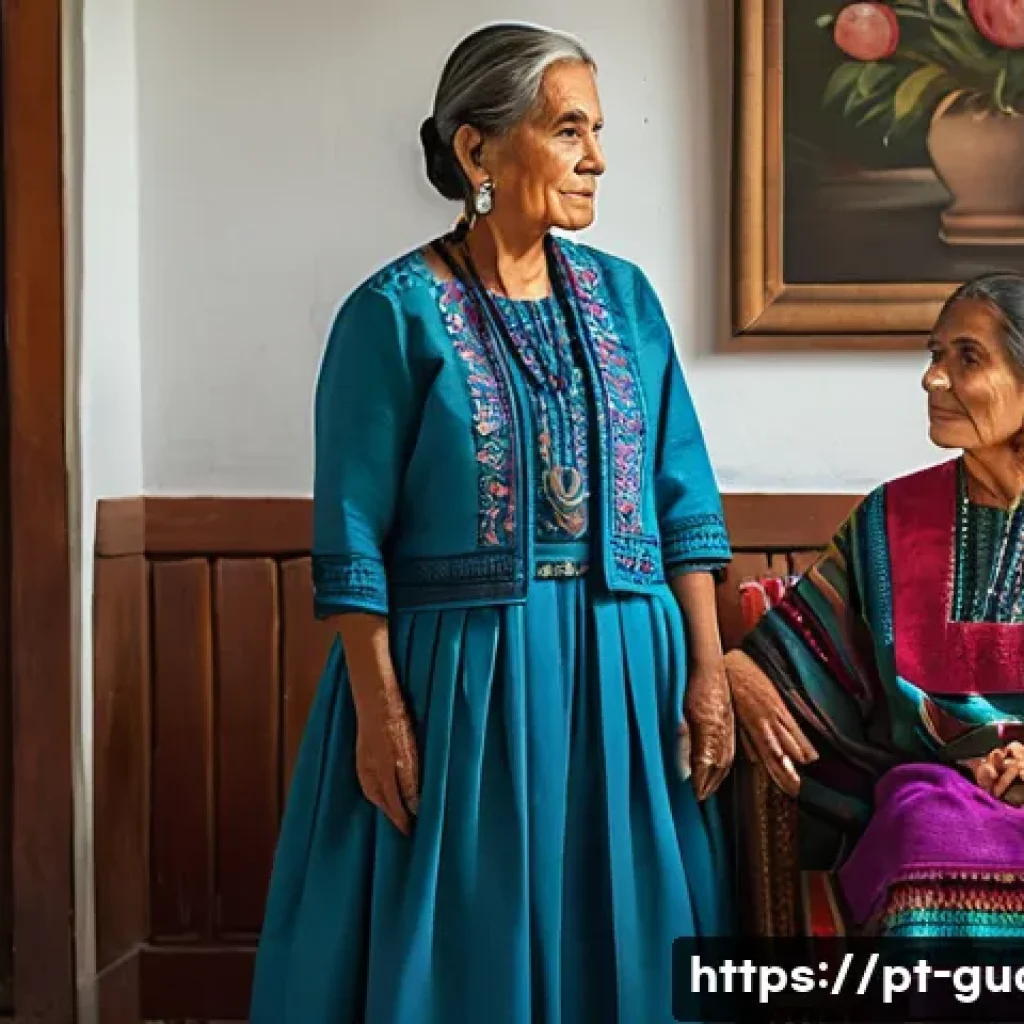 과테말라에서 대중적으로 인기 있는 TV 프로그램 - **Prompt:** A heartwarming family drama scene set in a beautifully lit, traditional Guatemalan home ...