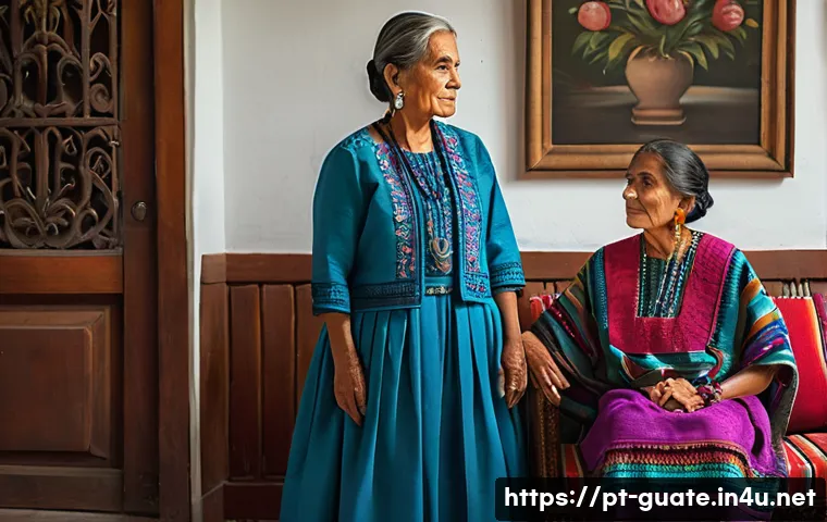 과테말라에서 대중적으로 인기 있는 TV 프로그램 - **Prompt:** A heartwarming family drama scene set in a beautifully lit, traditional Guatemalan home ...